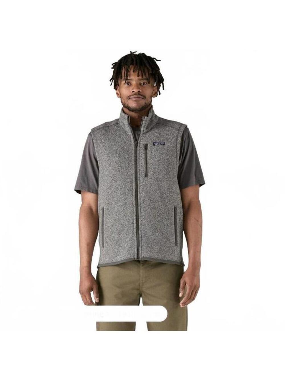 Patagonia Men's Better Sweater Fleece Vest Gray Size XXlarge hike camp Preppy